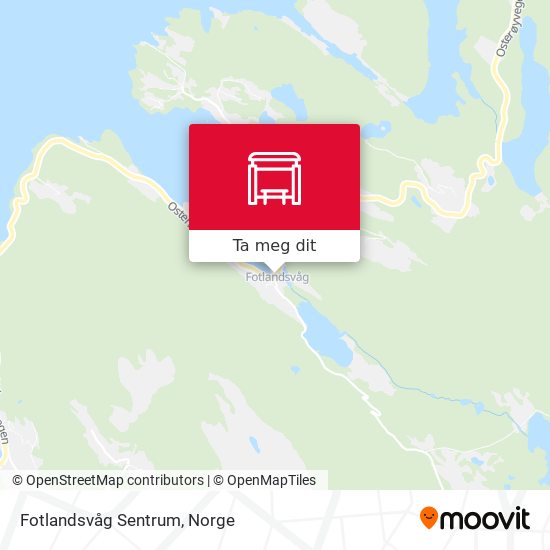 Fotlandsvåg Sentrum kart