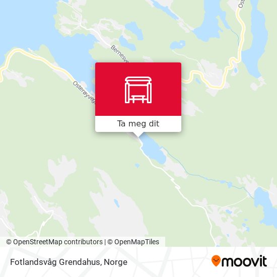 Fotlandsvåg Grendahus kart