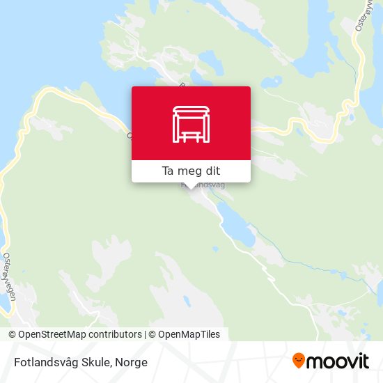 Fotlandsvåg Skule kart