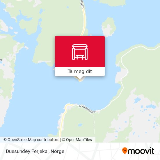 Duesundøy Ferjekai kart