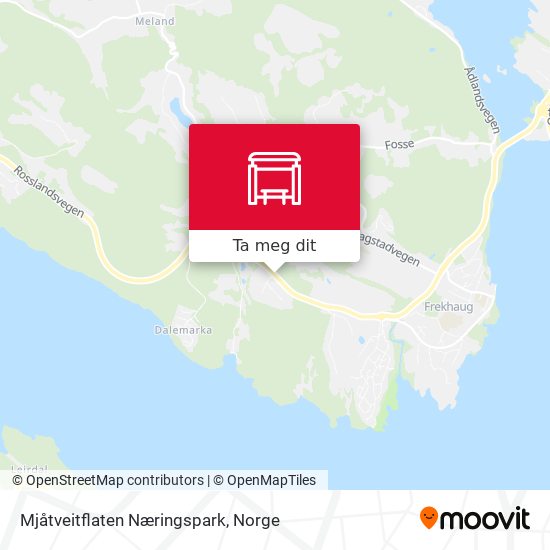 Mjåtveitflaten Næringspark kart