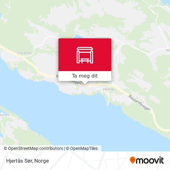 Hjertås Sør kart