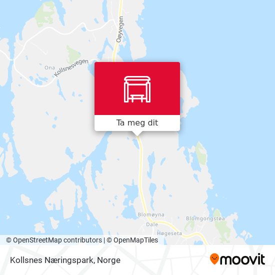 Kollsnes Næringspark kart
