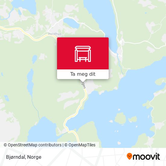 Bjørndal kart