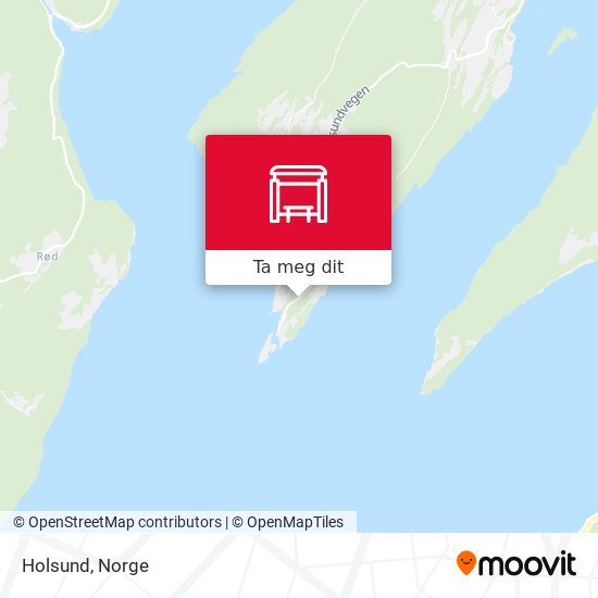 Holsund kart