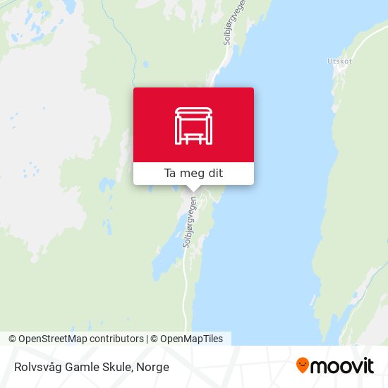 Rolvsvåg Gamle Skule kart