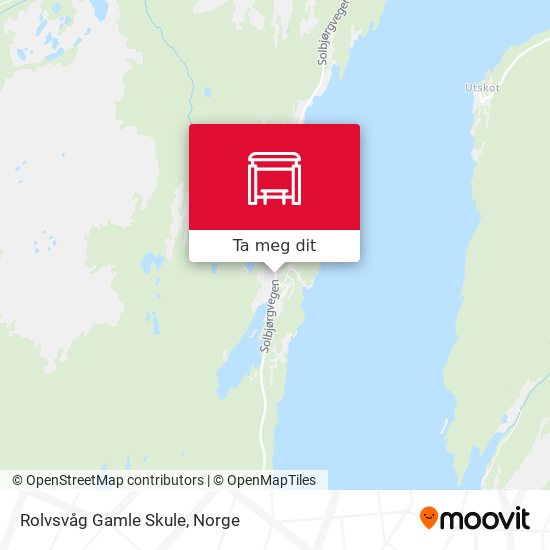Rolvsvåg Gamle Skule kart