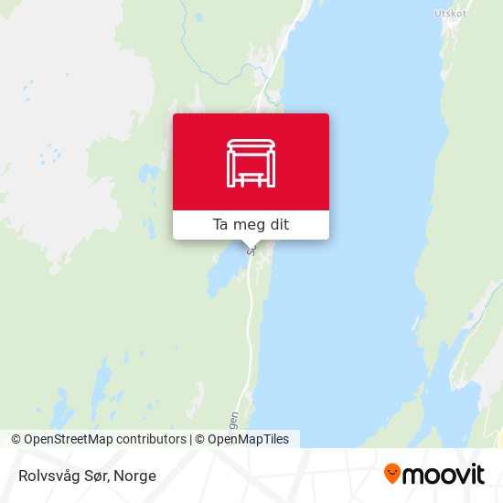 Rolvsvåg Sør kart