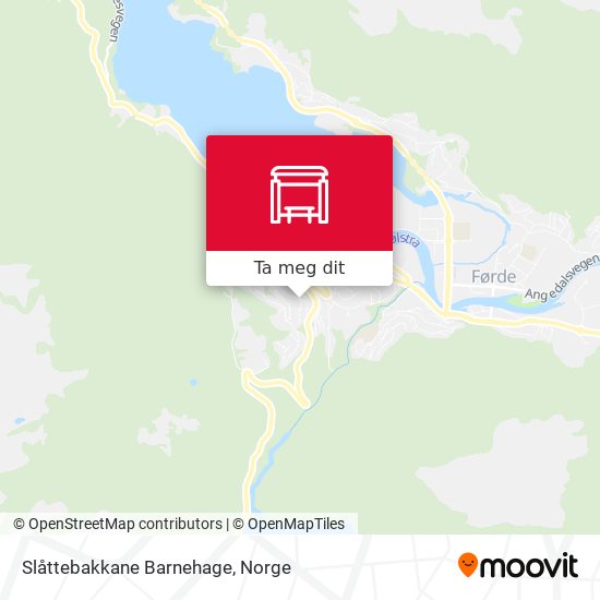 Slåttebakkane Barnehage kart