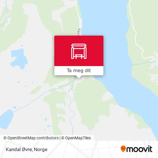 Kandal Øvre kart