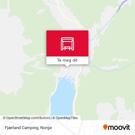 Fjærland Camping kart