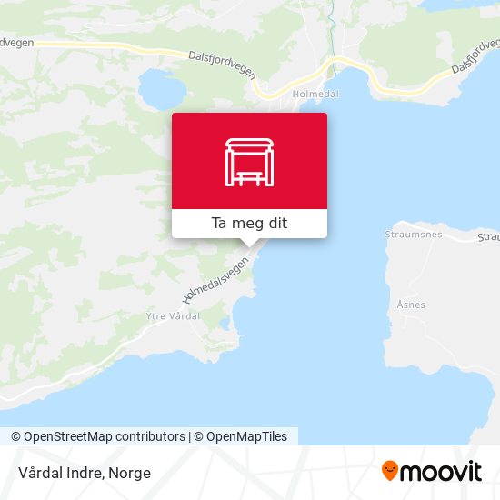 Vårdal Indre kart
