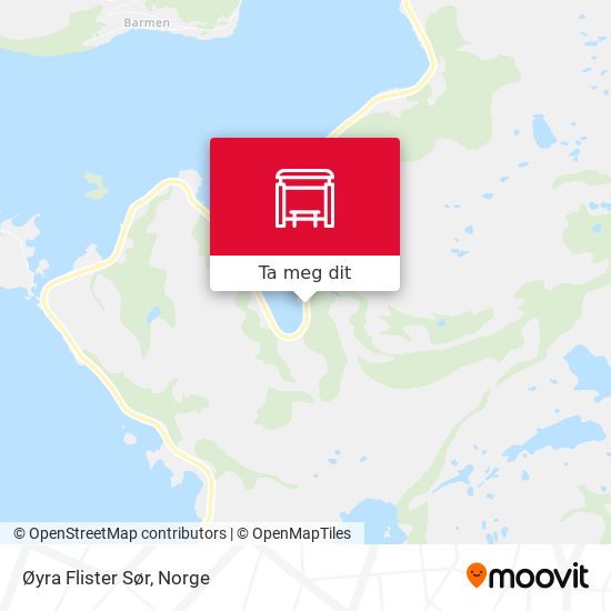Øyra Flister Sør kart
