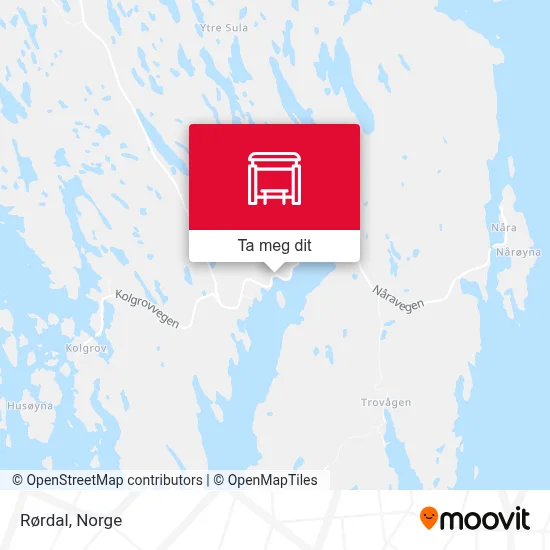 Rørdal kart