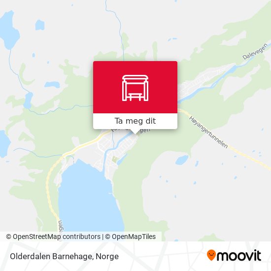 Olderdalen Barnehage kart