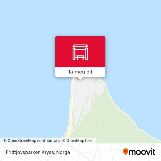 Fridtjovsparken Kryss kart