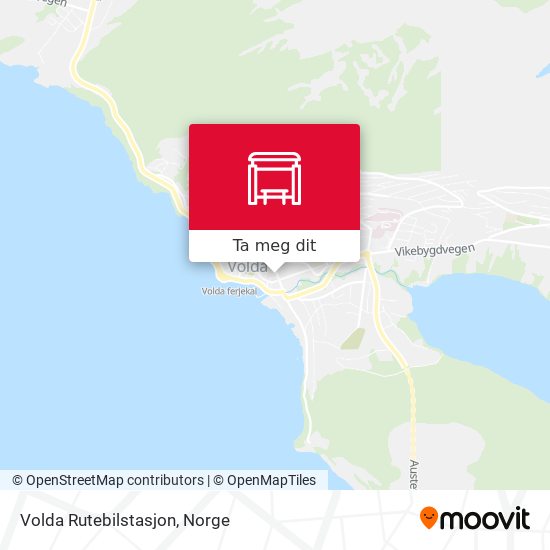 Volda Rutebilstasjon kart