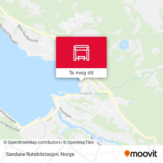 Sandane Rutebilstasjon kart