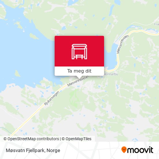 Møsvatn Fjellpark kart