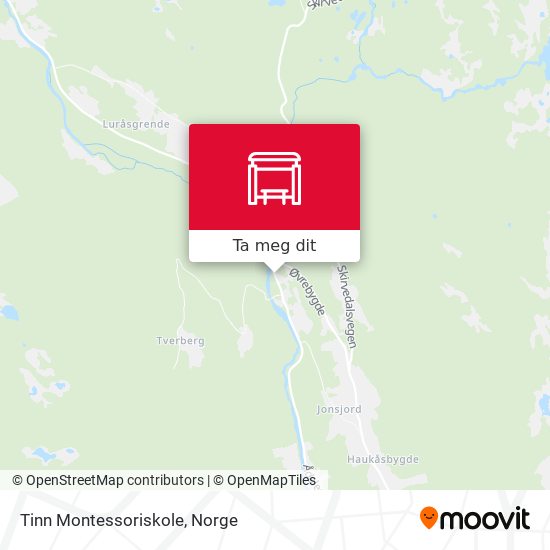 Tinn Montessoriskole kart