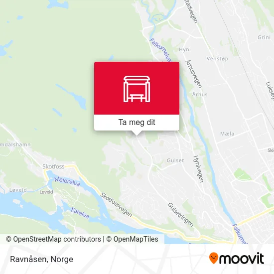 Ravnåsen kart