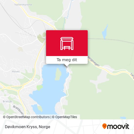 Døvikmoen Kryss kart
