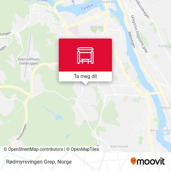 Rødmyrsvingen Grep kart