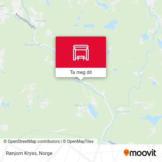 Rønjom Kryss kart