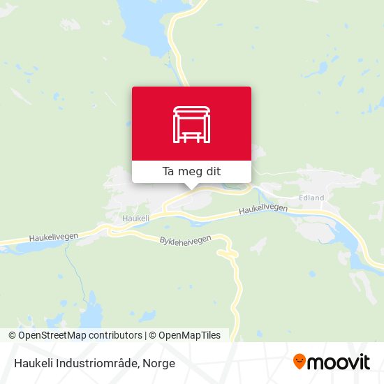 Haukeli Industriområde kart