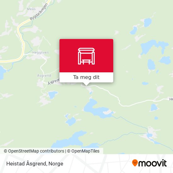 Heistad Åsgrend kart