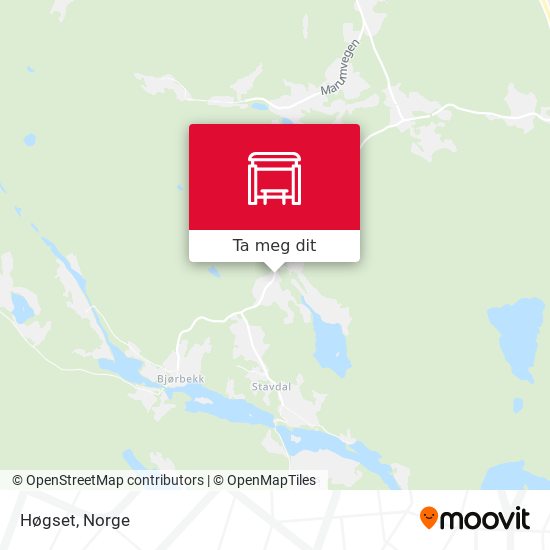 Høgset kart