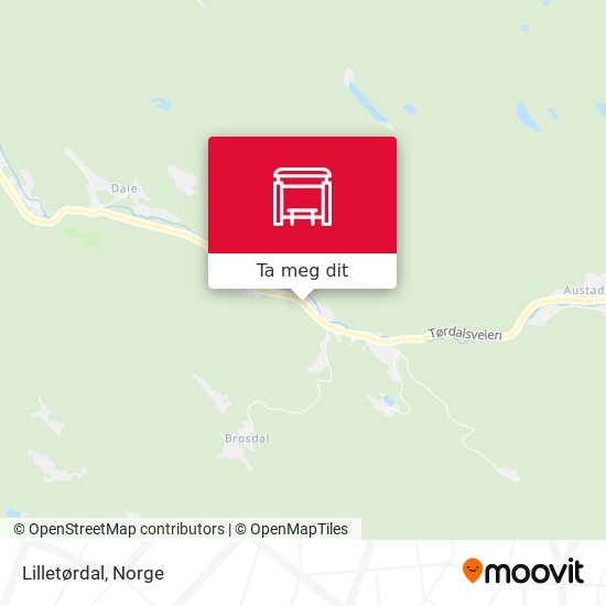 Lilletørdal kart