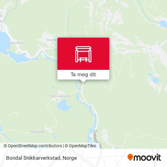 Bondal Snikkarverkstad kart