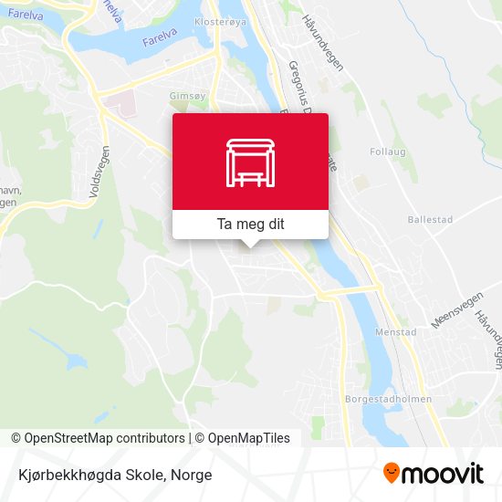 Kjørbekkhøgda Skole kart