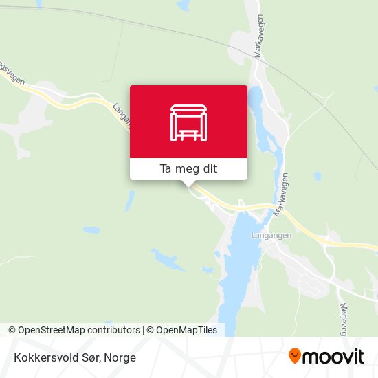 Kokkersvold Sør kart