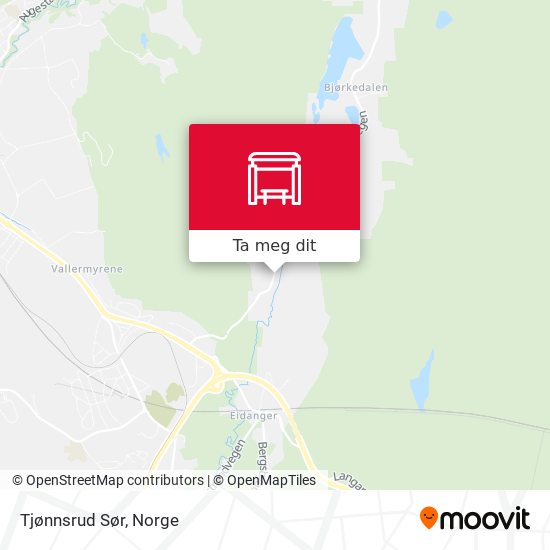Tjønnsrud Sør kart