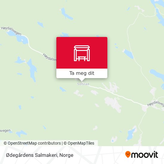 Ødegårdens Salmakeri kart