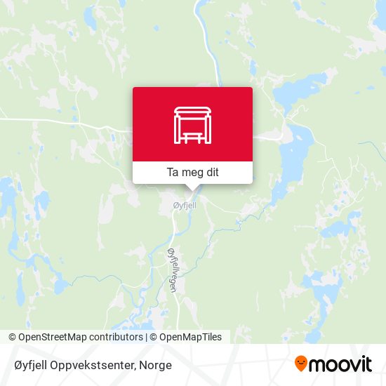 Øyfjell Oppvekstsenter kart
