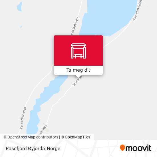 Rossfjord Øyjorda kart