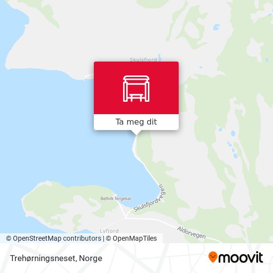 Trehørningsneset kart