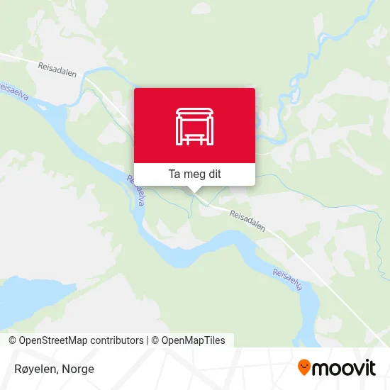 Røyelen kart