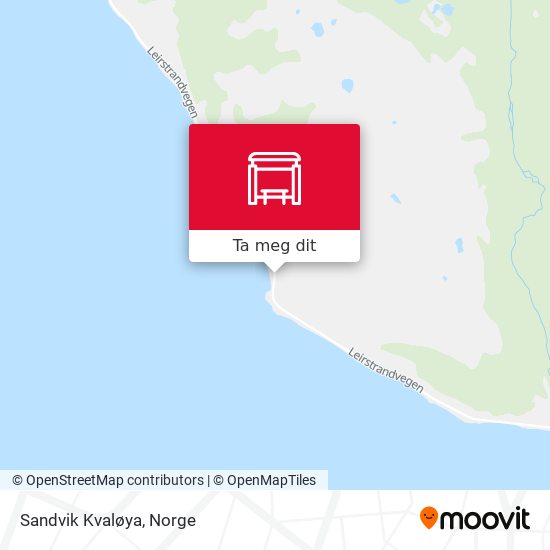 Sandvik Kvaløya kart