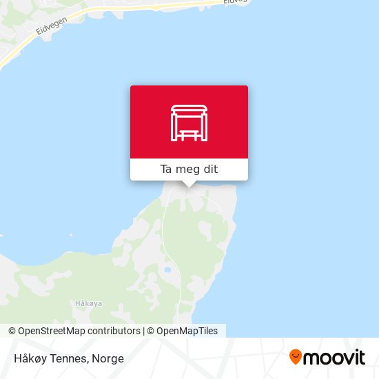 Håkøy Tennes kart