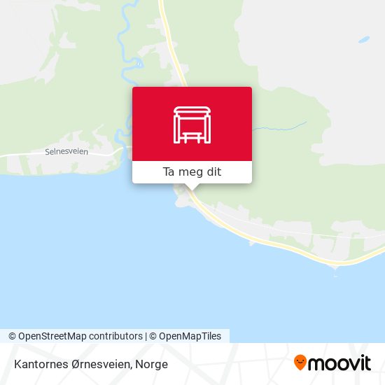 Kantornes Ørnesveien kart