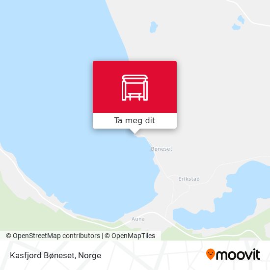 Kasfjord Bøneset kart