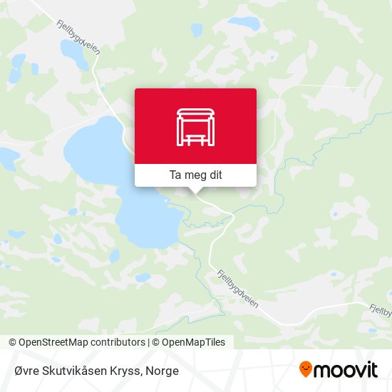 Øvre Skutvikåsen Kryss kart