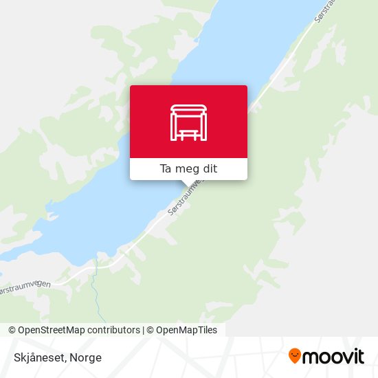 Skjåneset kart