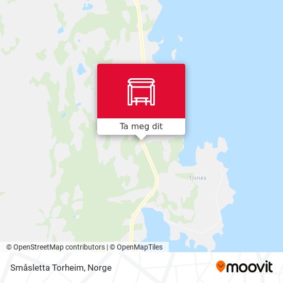 Småsletta Torheim kart