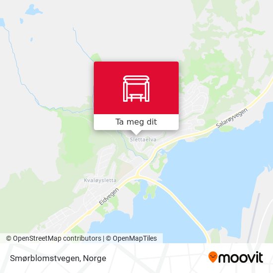 Smørblomstvegen kart