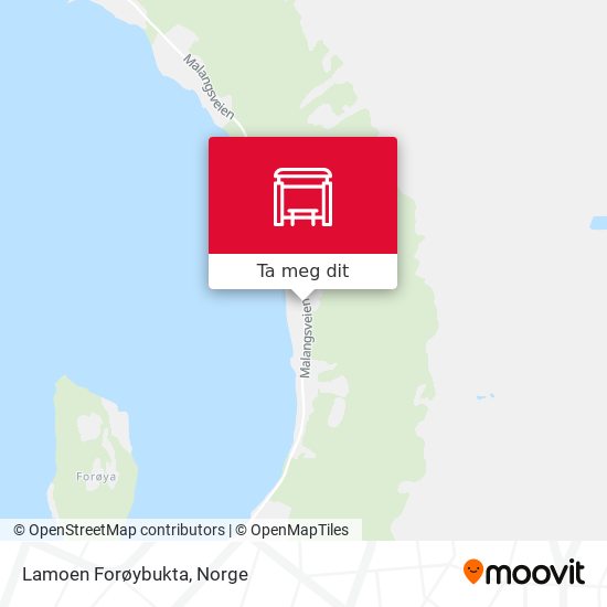 Lamoen Forøybukta kart